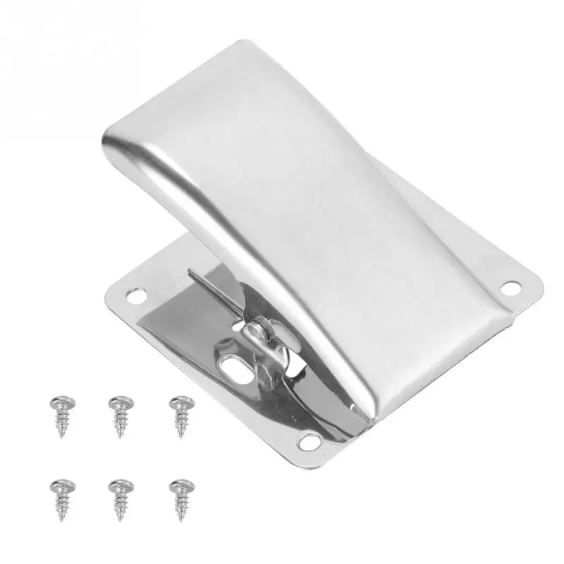 

Stainless Steel Fish Fillet Clamp Deep-jaw Fish Tail Clip with Mounting Screws For Clean Clamp Fillet Board Fishing Gear Clamp