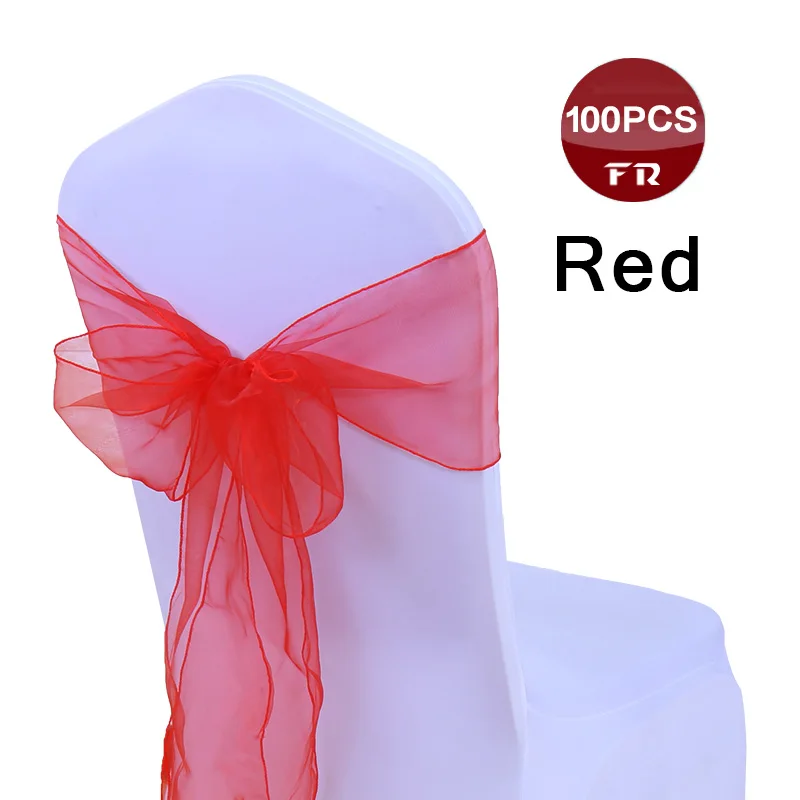 Бесплатная доставка 10 шт. бегунов для стола из органзы и 100 галстук-бабочка стула