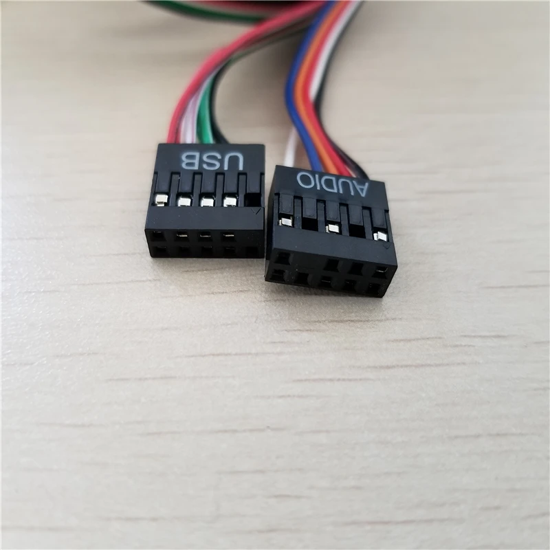 Компьютерное шасси передняя панель USB/аудио разъем кабель двойной USB Dupont адаптер