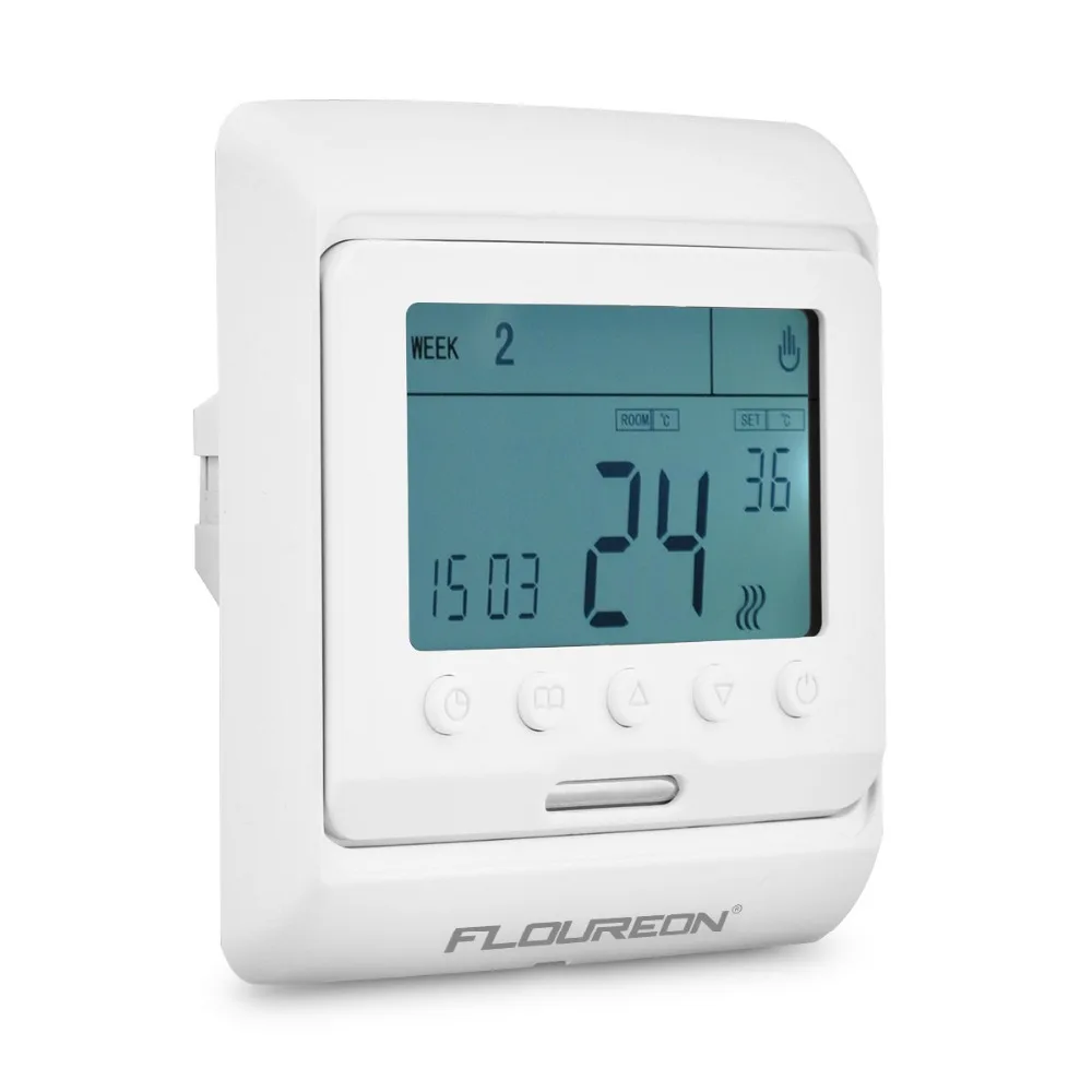 5 шт./лот программируемый термостат с антизамораживанием ЖК дисплей контроллер