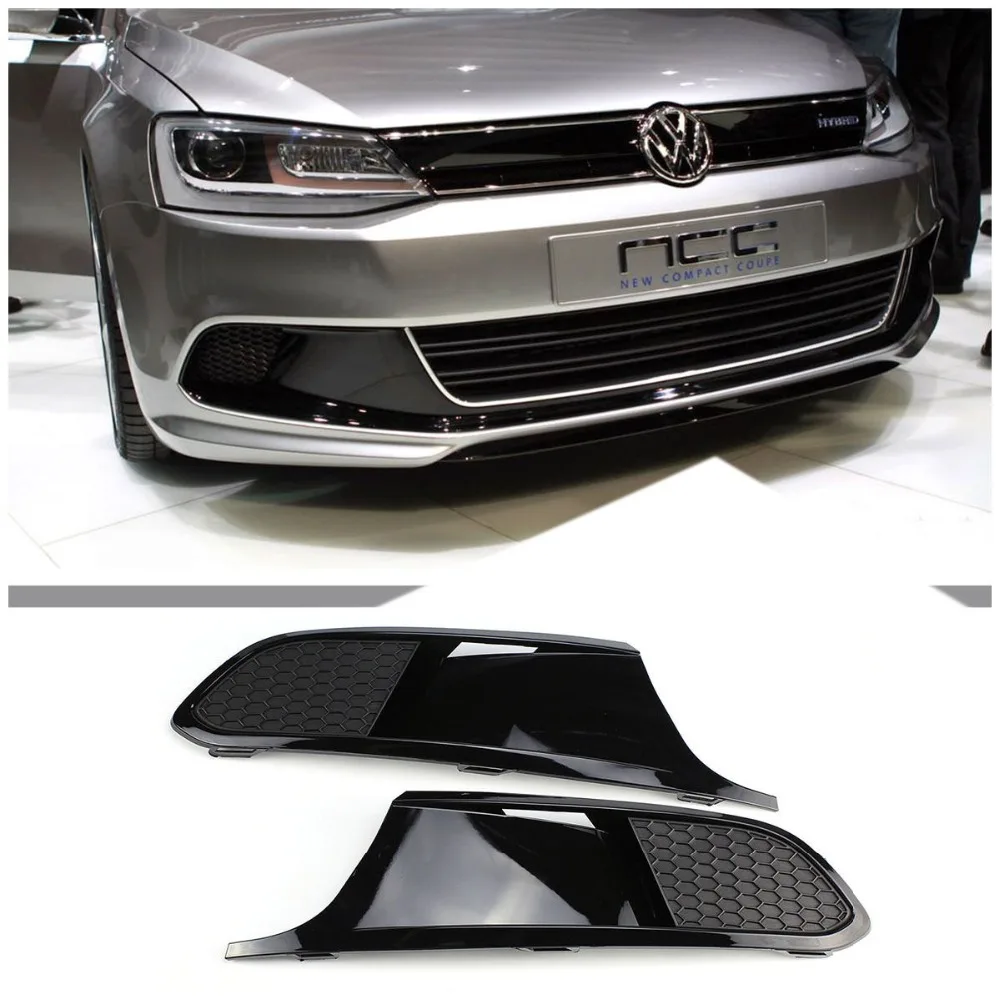 Лампа ABS передний бампер рамка противотуманная фара решетка крышка для Jetta MK6