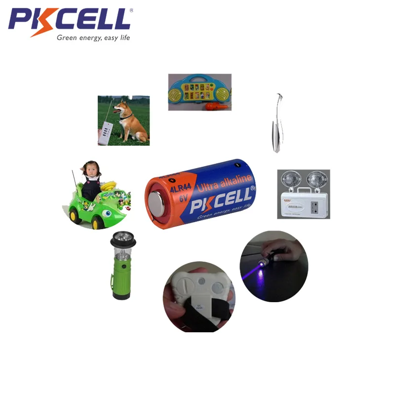 PKCELL 40 шт. 6 в 4A76 L1325 A544 4LR44 Щелочная основная батарея для собачьего ошейника красота