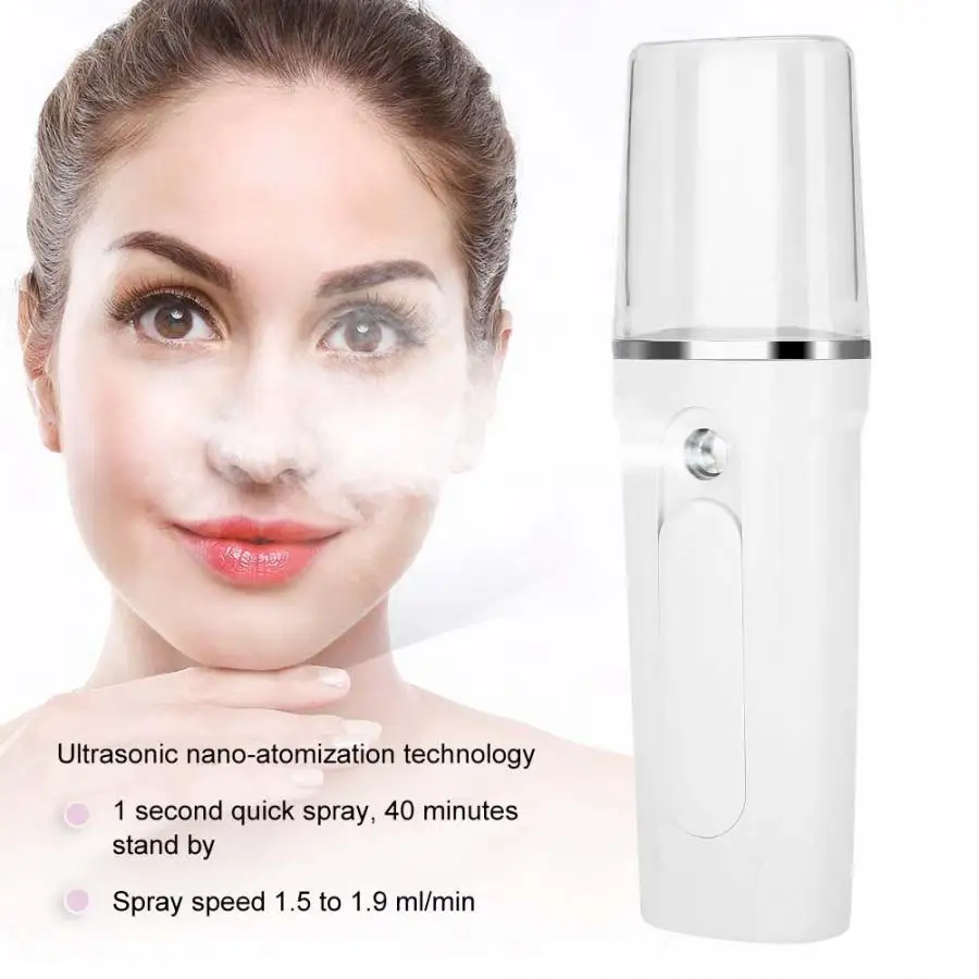 Nano Mist Sprayer Handy Atomization Machine Face Moisturizing Hydration Refreshing Care Massage Relaxation l |