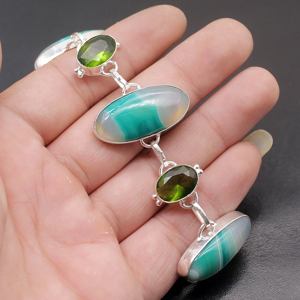 HERMOSA ювелирные изделия очаровательные Модные женские браслеты серебряного цвета