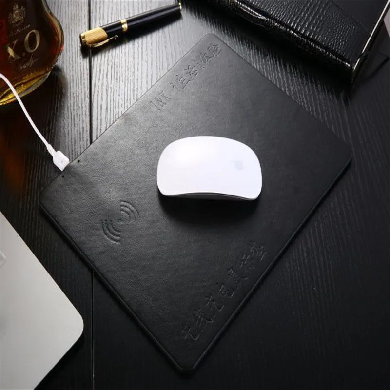 Беспроводное зарядное устройство Qi Quick Charge для iPhone 7 6 6S 5 5S SE с ковриком мыши