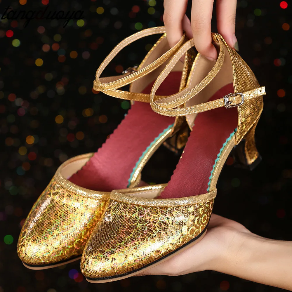 Женская танцевальная обувь с мягкой подошвой Танцевальная для бальных танцев на