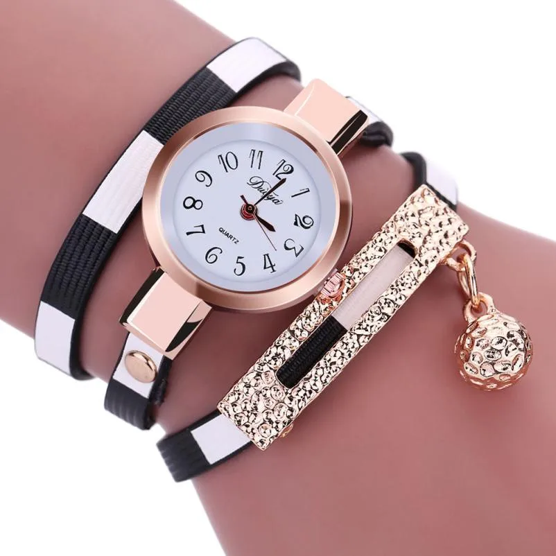 Модные женские очаровательные наручные часы с кожаным ремешком Relogio Feminino Reloj Mujer
