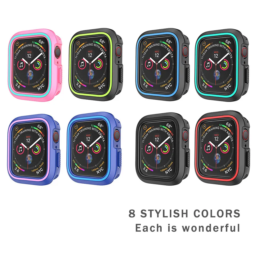 Ithuriel для Apple Watch 4 3 чехол Универсальный защитный чехол s для iwatch серии 4 серии 3 Чехол Мягкий тонкий 44 мм 40 мм 42 мм 38 мм