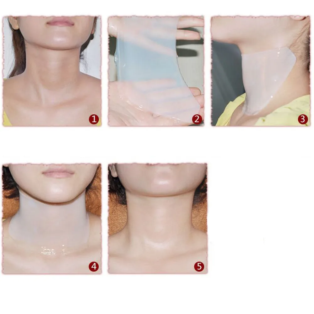 2 шт./лот маска для шеи с кристаллами пилатена против старения морщин