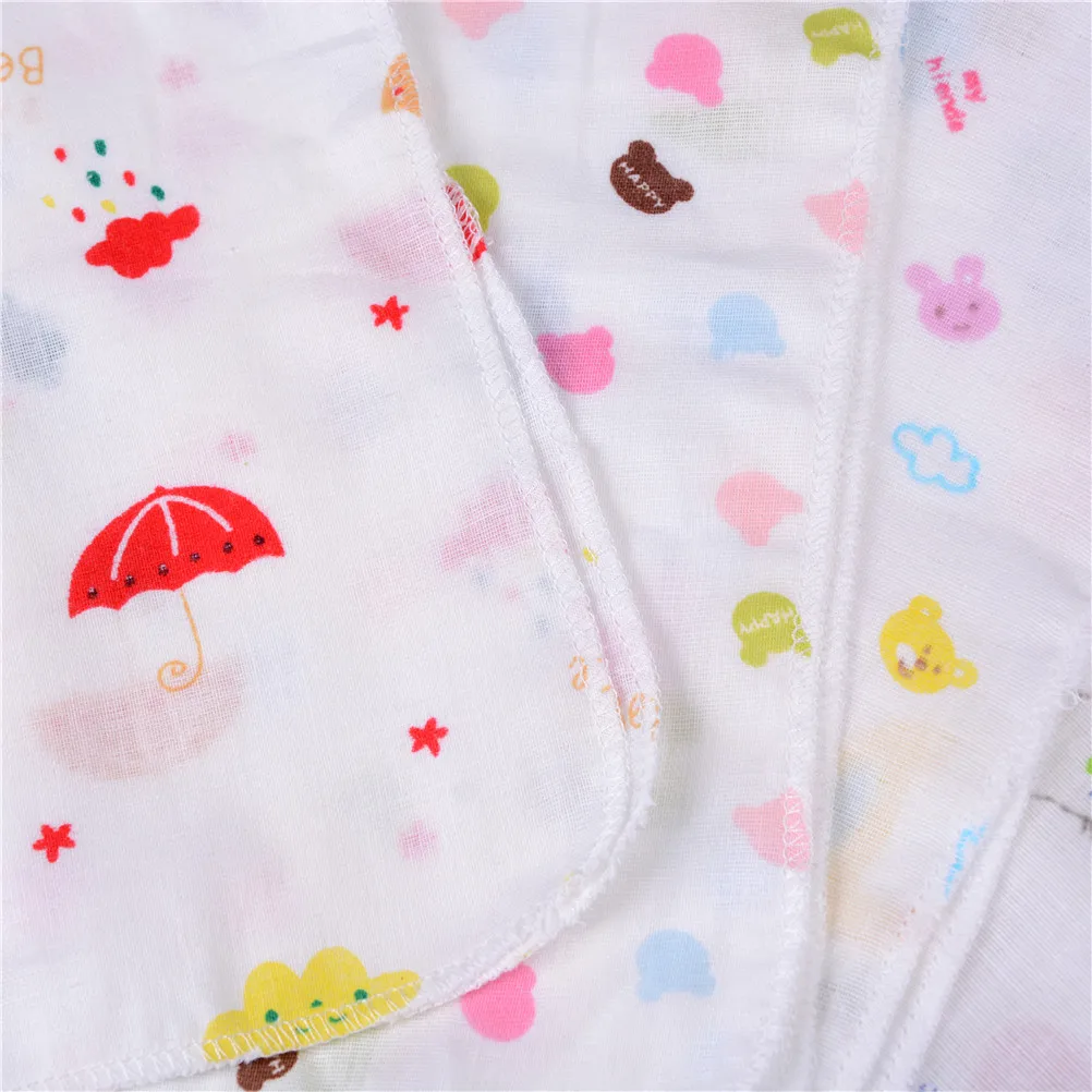 10 шт./лот детское полотенце для кормления плюшевый мишка кролик в горошек с