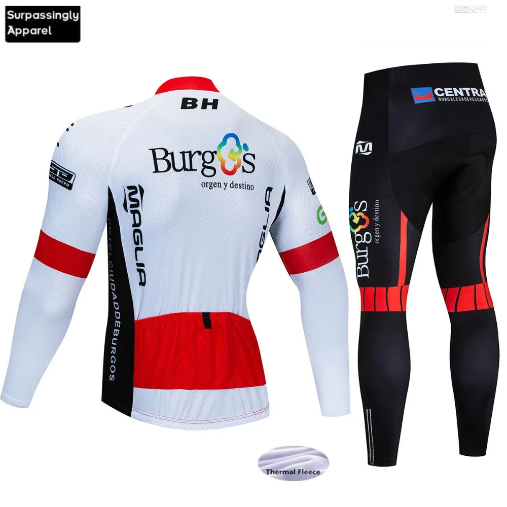 Белая велосипедная одежда Burg BH Team Ropa Ciclismo комплект одежды для велоспорта 16D с