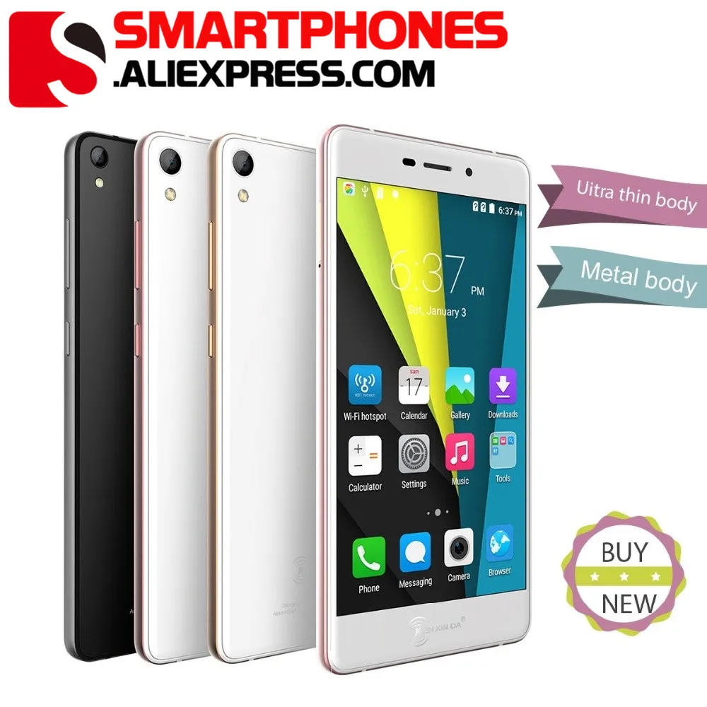 KENXINDA R6 смартфон с 5 2 дюймовым дисплеем восьмиядерным процессором MTK6753 ОЗУ Гб ПЗУ 16