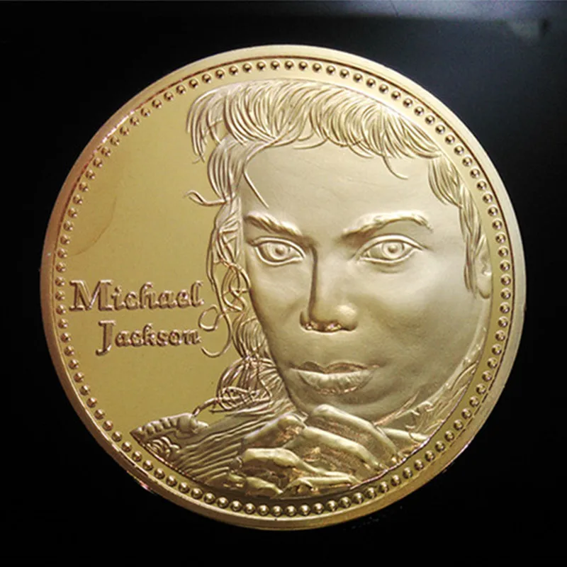2 шт. Майкл Джексон Грэмми победитель рок песня музыкант серебро 24 К позолоченный