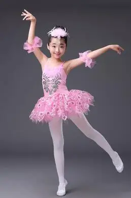

\pink yellow White Swan Lake Ballet Tutu Costume Girls Children Ballerina Dress Kids Ballet Dress Dancewear Dance Dress For Girl