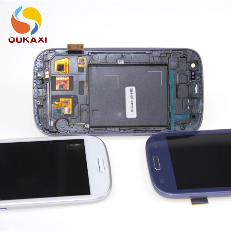 1 шт. для SAMSUNG Galaxy S3 дисплей i9300 сенсорный экран дигитайзер Замена lcd синий|Экраны