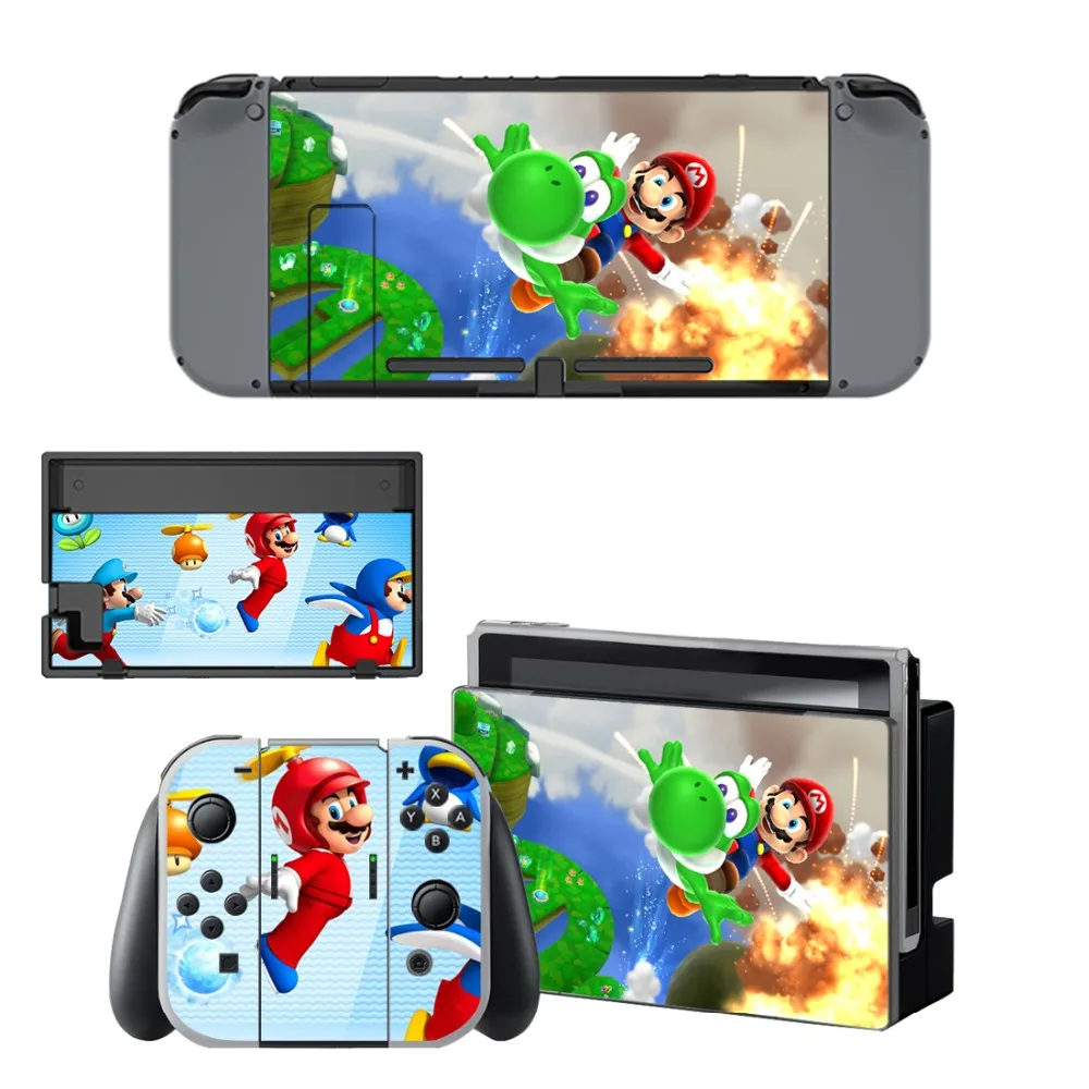 Super Mario nintendo switch, кожный переключатель, Виниловая наклейка для nintendo Switch, консоль NS, контроллер Joy-con