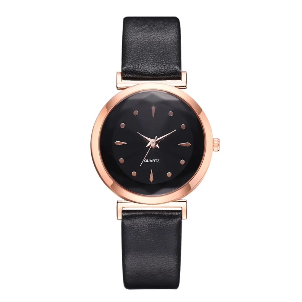 Женские часы модный кожаный браслет женские спортивные кварцевые montre femme reloj mujer