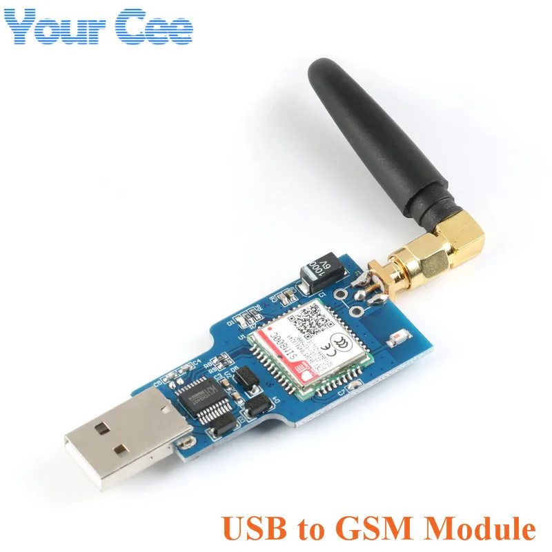 Модуль USB в GSM четырехдиапазонный GPRS SIM800 модуль SIM800C для беспроводных Bluetooth SMS