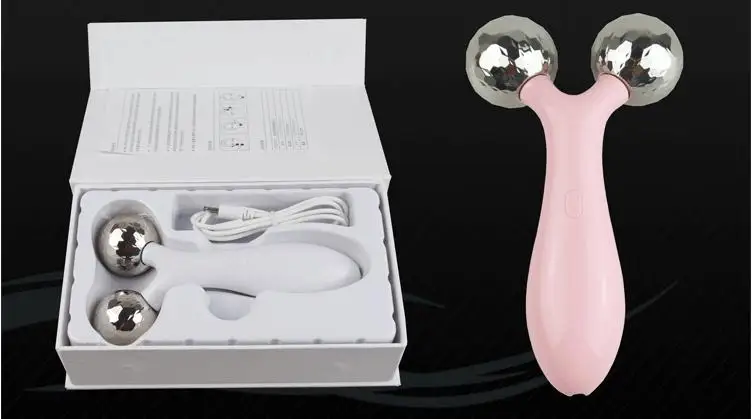 Электрический тонкий ролик для лица с артефактом v двойной подтяжки подбородка