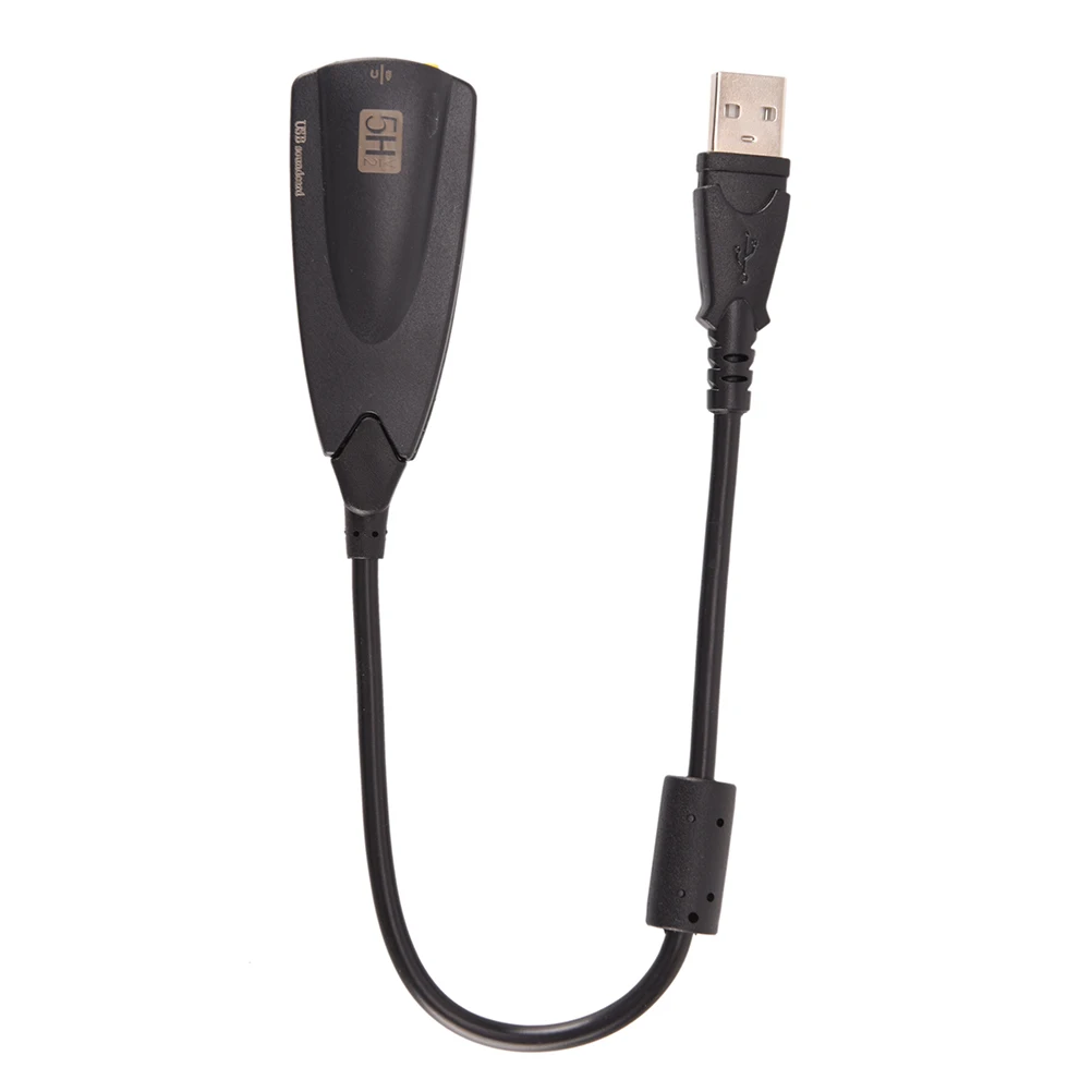 Внешняя звуковая карта USB 5H V2 7 1 аудиоадаптер к 3D CH виртуальный канал дорожка для
