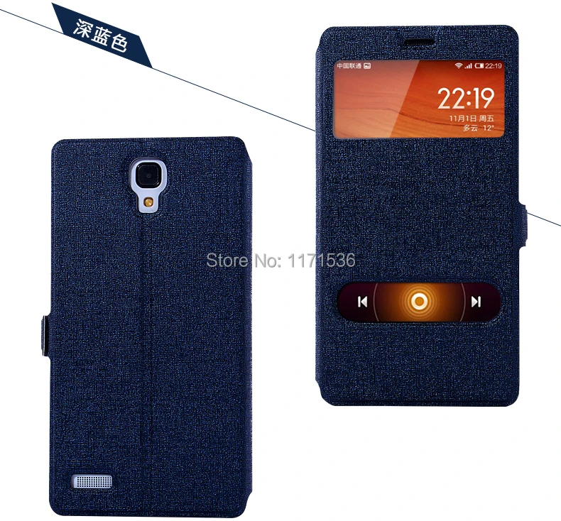 New Arrival Xiaomi Hongmi Note Case Red Rice Open-windows series Leather flip Cover case Free shipping+Free Screen Flim |