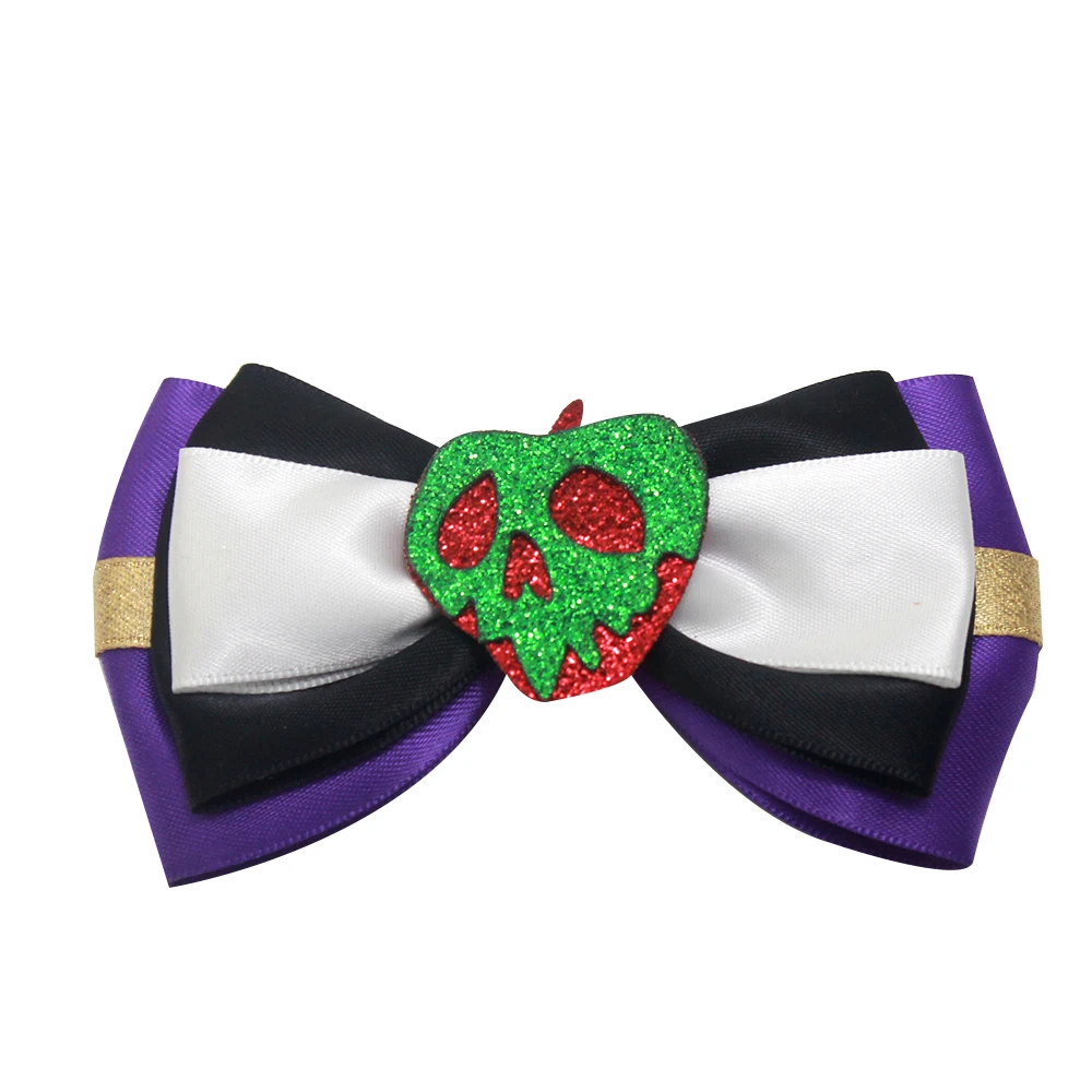 

Cartoon Back To School Double Layer Glitter Hair Bows Clips Bowknot Hairpins Hair Accessories