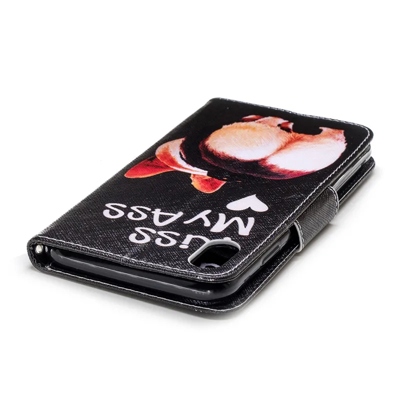 Для iphone XS Max Flower Butterfly Panda Сова шаблон бумажник кожаный чехол-подставка для X Xs Xr