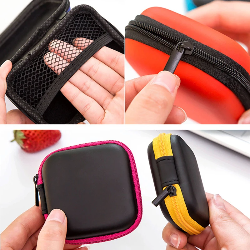 Чехол для наушников мини чехол USB кабель флеш накопитель 8 цветов|Коробки и ящики