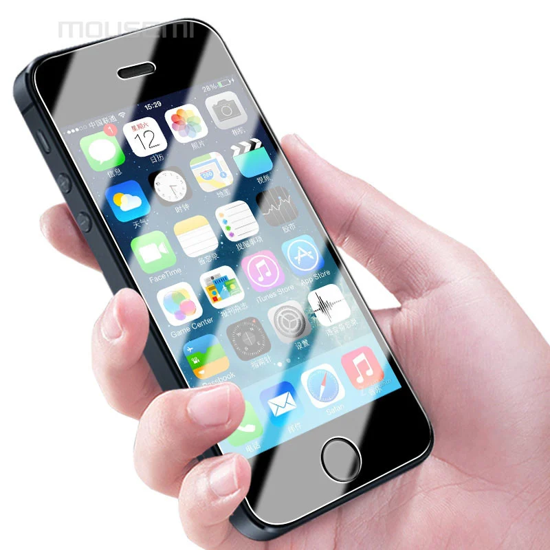 MOUSEMI Защитное стекло для Apple iPhone 5S 5 se защита экрана Ультра тонкая премиум пленка 9H