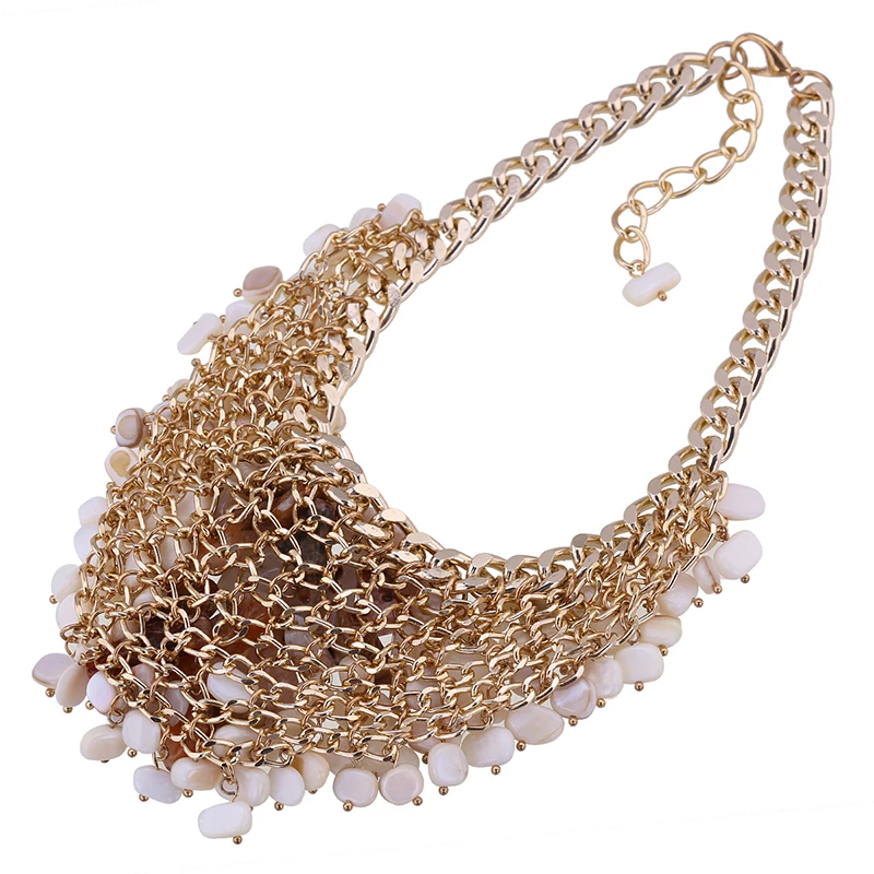 KAYMEN Новый Особое ручной работы из натурального камня с стеклянные бусы ткачество