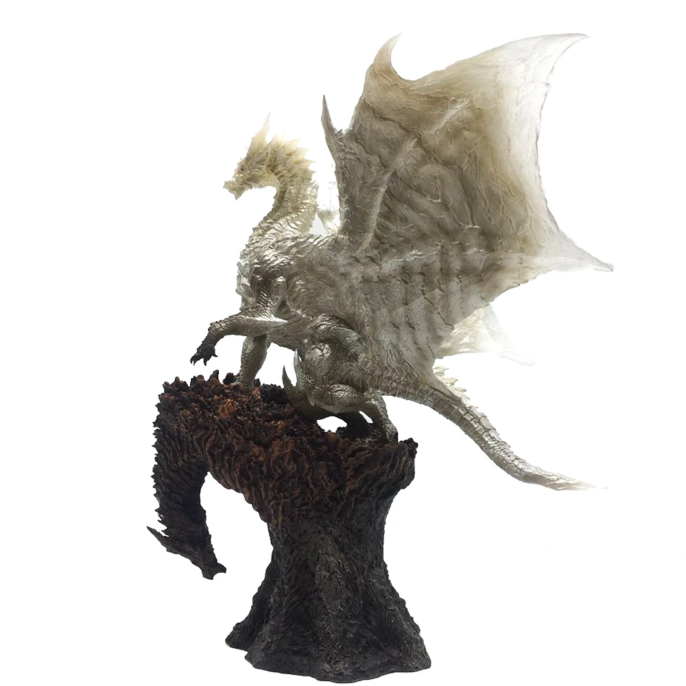 Monster Hunter World Generations Ultimate Dragon Модель Коллекционная Монстр стальной Дракон Фигурка игрушка для ребенка Рождественский подарок - Цвет: White