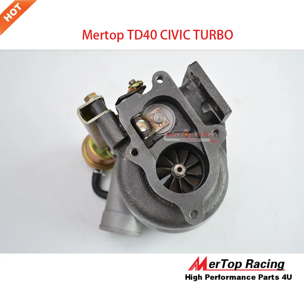 Турбокомпрессор Mertop T25 TD40 CIVI * RACING TURBINERACING для D15 D16. 0 66 AR 76 TRIM 420 + HP|turbo d15|d16 turboupgrade |
