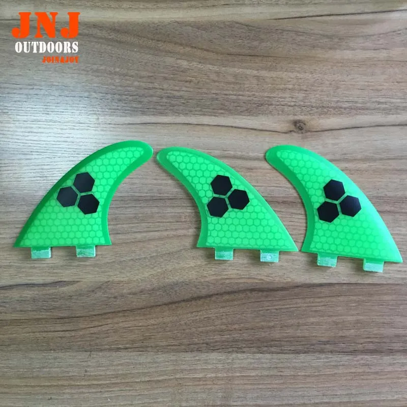 Бесплатная доставка зеленые Стекловолоконные плавники FCS AM XL G7 три комплекта 117x124