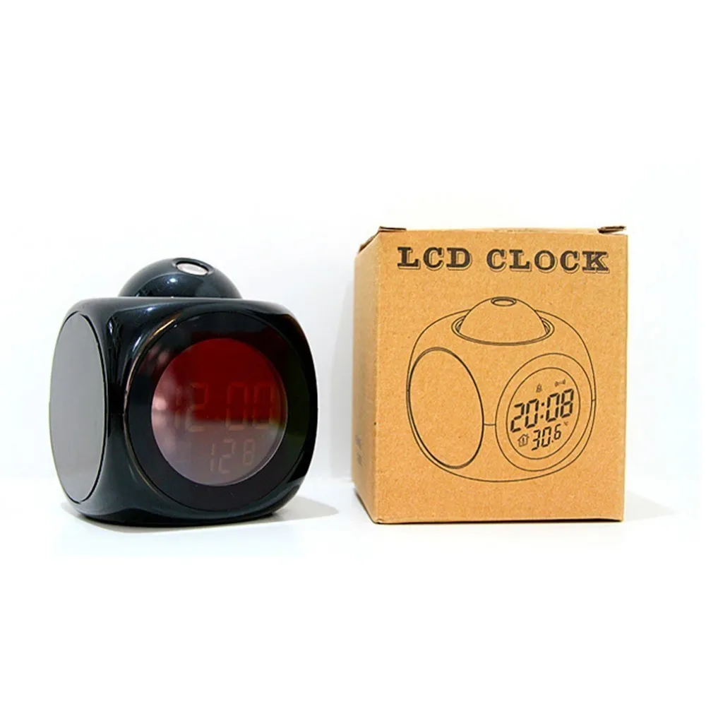 Цифровой ЖК-дисплей светодиодный дисплей Время цифровой будильник говорящий