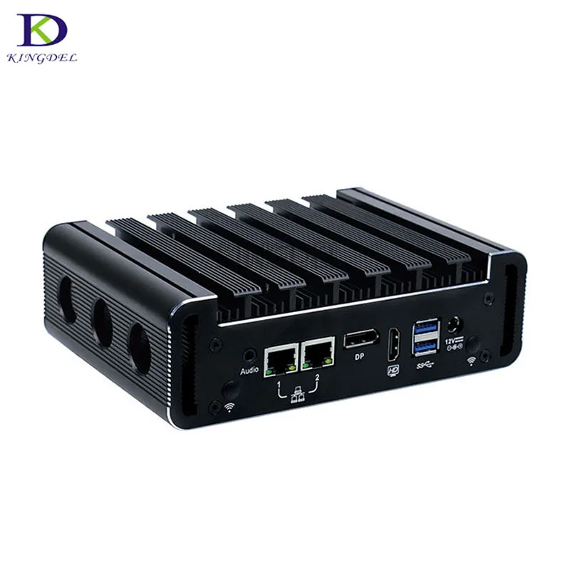 Мини-ПК без вентилятора DDR4 HTPC неттоп i3 6100U i5 6200U процессор с DP HDMI слот для SIM-карты
