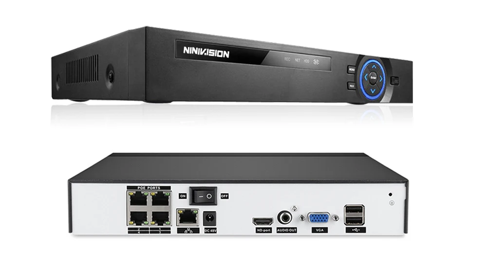 H.265 4CH 5MP POE Комплект системы видеонаблюдения безопасности до 8ch NVR наружная Водонепроницаемая ip-камера наблюдения сигнализация видео P2P мобильный вид