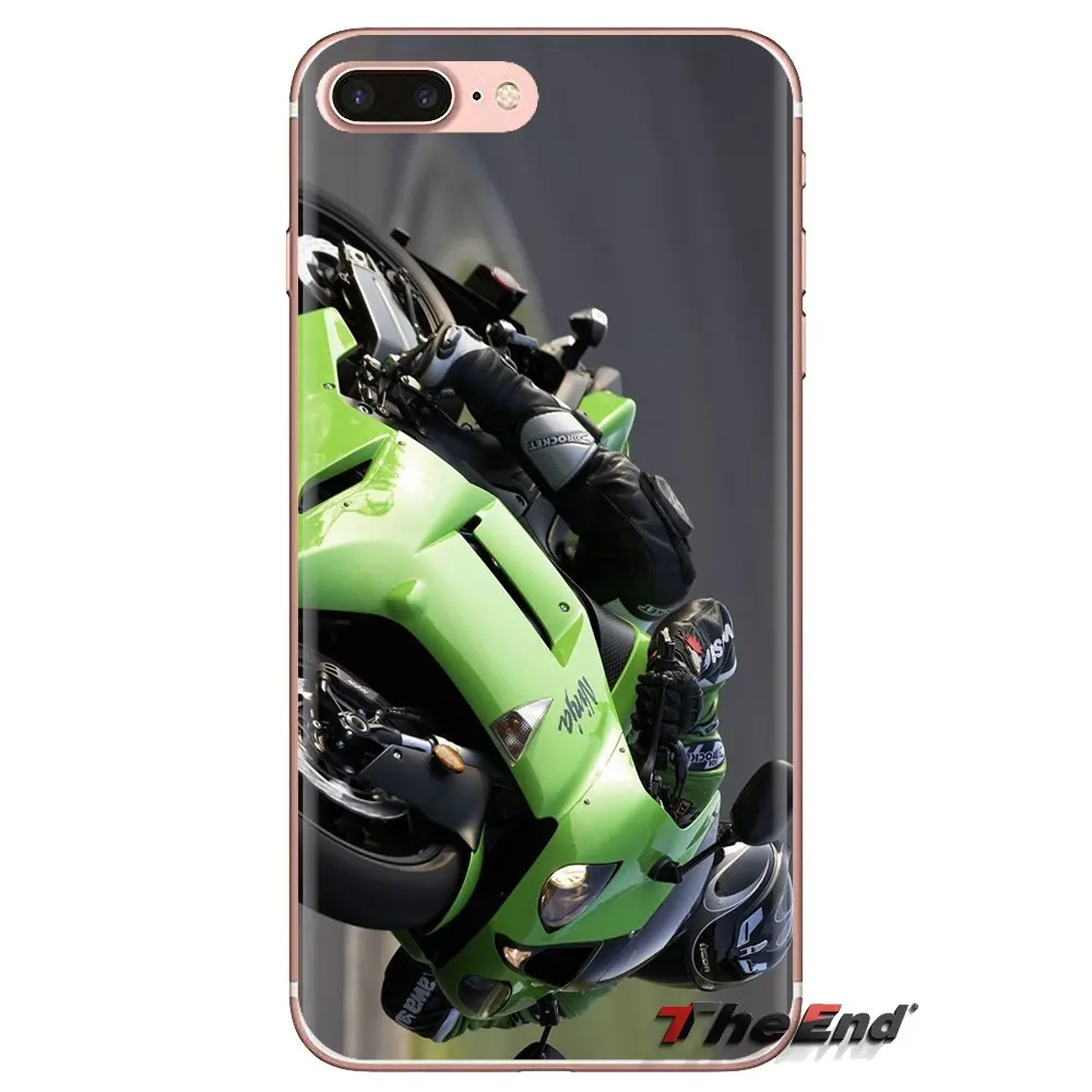 For Samsung Galaxy S3 S4 S5 Mini S6 S7 Edge S8 S9 S10 Plus Note 3 4 5 8 9 Zx6r autocycle autobike Transparent Soft Cases Covers |