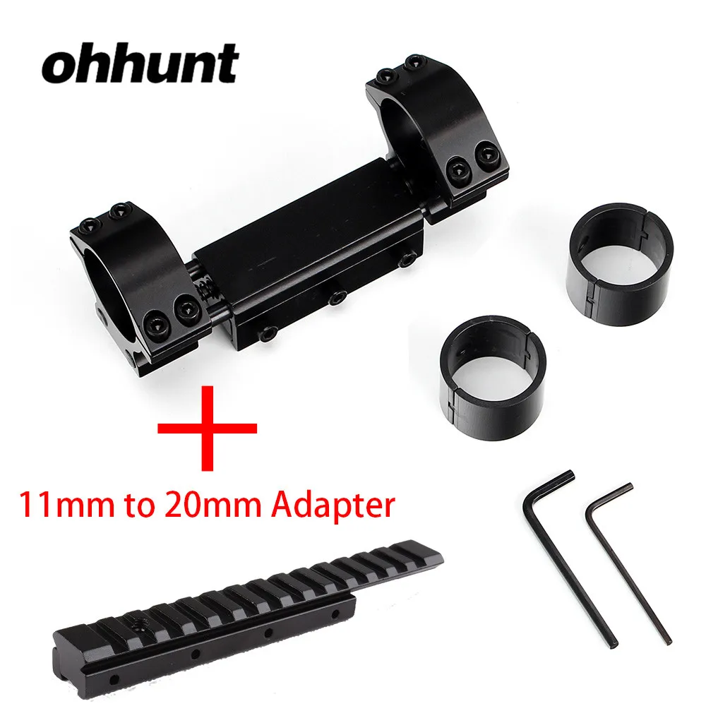 Combo 5 Охота ohhunt 25,4 мм 30 мм пневматическая винтовка прицел кольца Zero Recoil крепление высокий профиль Подходит Пикатинни Вивер рейка с Стоп - Цвет: Combo 5