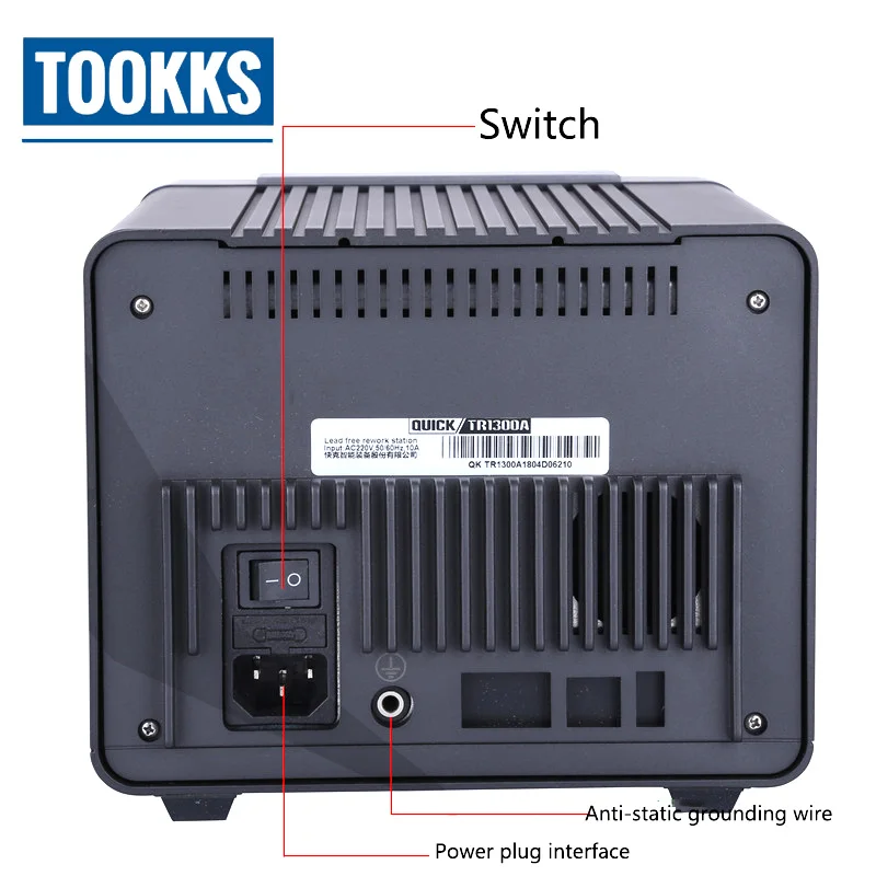 Quick TR1300A Интеллектуальная паяльная станция горячим воздухом BGA сварочная для