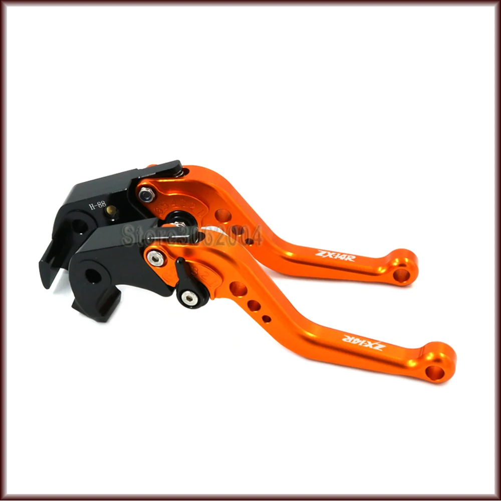 

For KAWASAKI ZX14R ZX 14R ZX-14R 2006-2015 2014 2013 2012 Motorcycle Accessories Adjustable Short / Long Brake Clutch Levers CNC