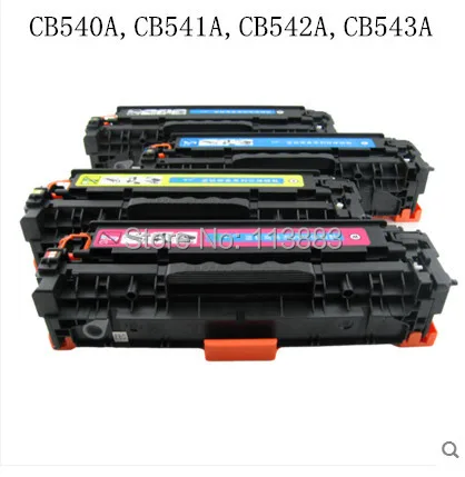 Картридж цветной совместимый с цветным тонером CB540A CB543A 125A для HP LaserJet CP1215 CP1515n CP1518ni