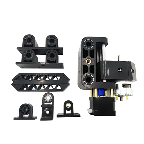 module with motor ЧПУ детали гравировального станка с ЧПУ аксессуары шпинделя винт био-гели шпинделя для CNC3018/2418/1610 литьем под давлением частей - Цвет: module with motor