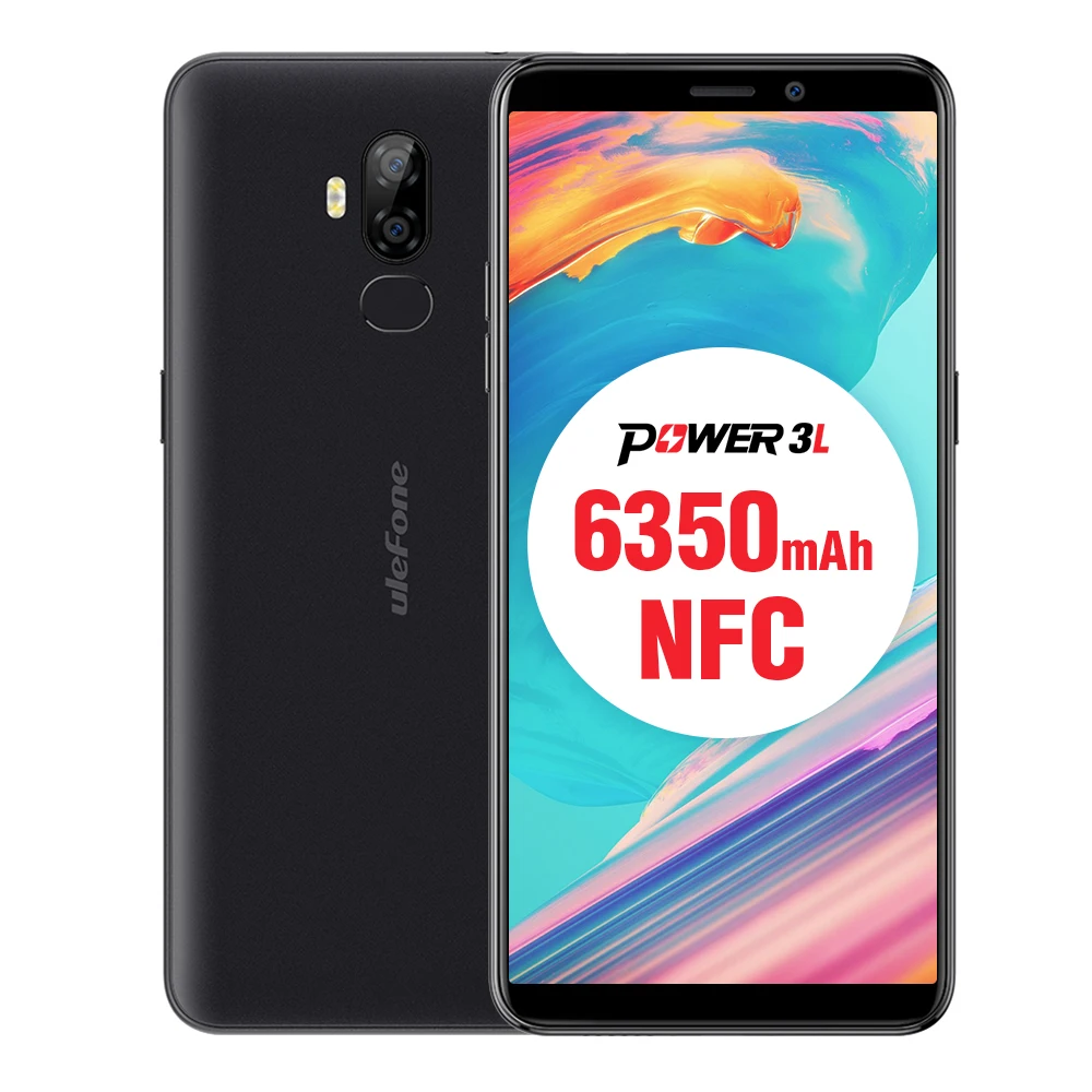 Ulefone Power 3L телефон смартфон телефоны смартфоны 6.0 &quotHD + Android 8.1 мобильный MTK6739