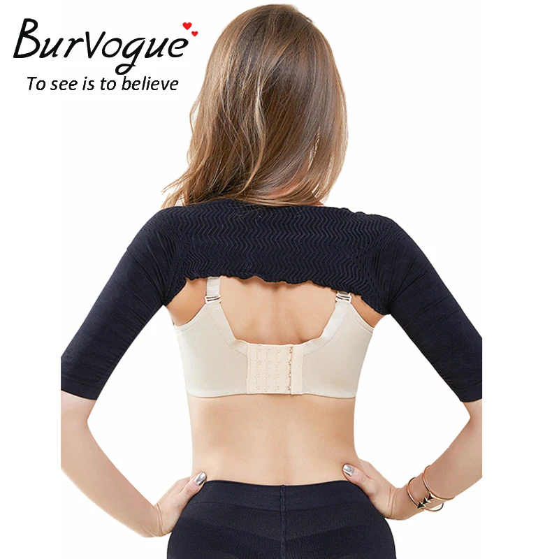 Burvogue для женщин с длинным рукавом Arm Shaper плеча сзади Поддержка Корректор