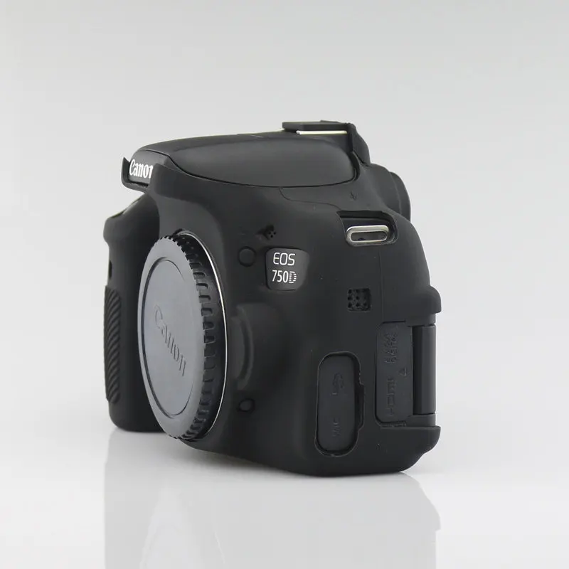 Силиконовая кожа брони чехол корпус протектор для Canon EOS Rebel T6i/Kiss X8i тела DSLR камеры только
