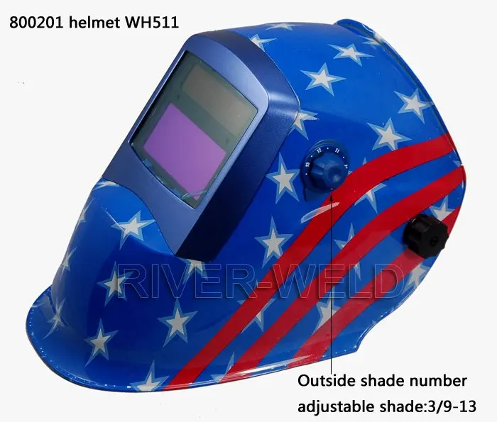 Auto Darkening Welding Helmet Solar Autodark Face Mask DIN.9-13 Welder Mask Goggles