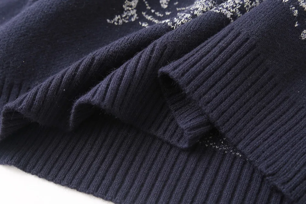 2019 Turtleneck Sweater Women Winter Thick Runway Design Galaxy Moon Oversized Casual Wool Pullover Knit Jumper pull femme | Женская