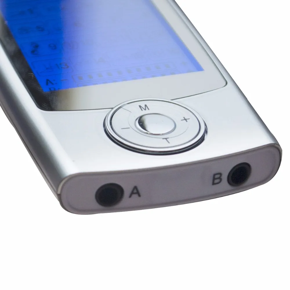 Новейший 16-режимный электронный цифровой массажер TENS/EMS Многофункциональная машина для массажа Shiatsu Deep Trigger Point Vibrate с двойным выходом.