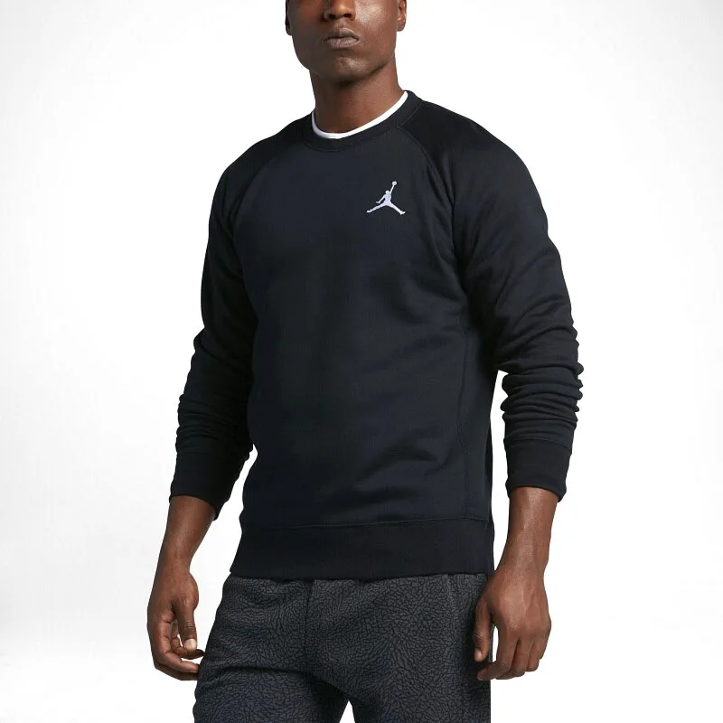 Оригинальный Новое поступление 2018 NIKE как FLIGHT FLEECE CREW для мужчин пуловер Майки