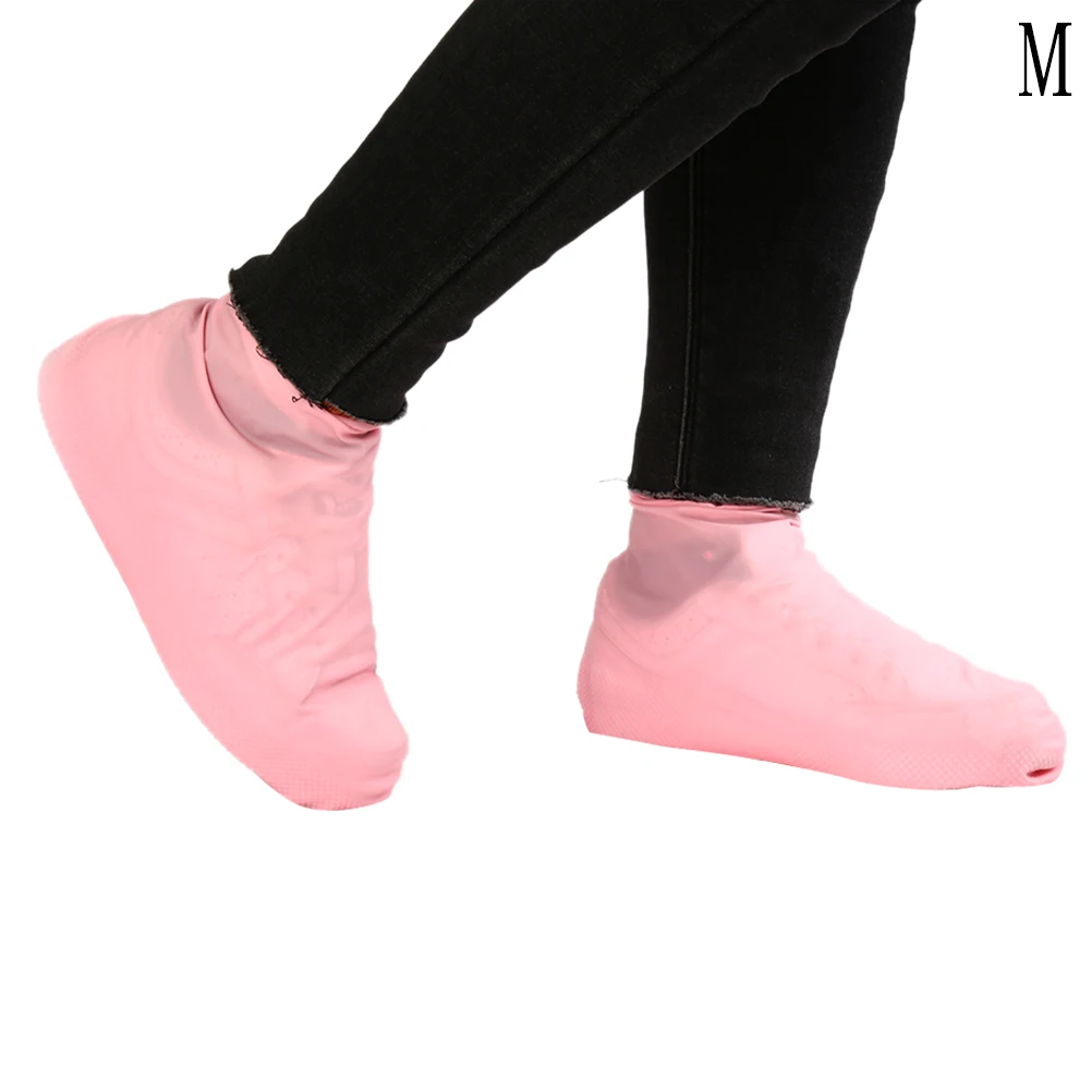 1 пара Резиновые противоскользящие водонепроницаемые бахилы многоразовые